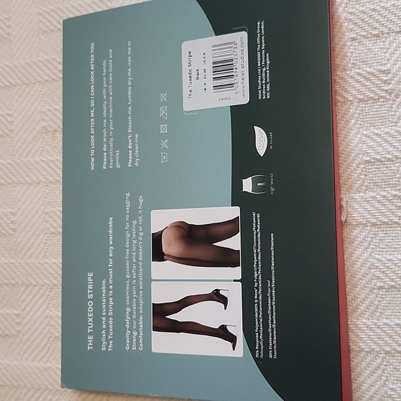 Heist The Tuxedo Stripe Tights - Picture 3 of 5